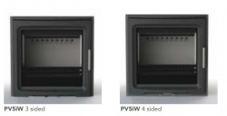 4 Sided GREY Trim to Fit : Pure Vision Metallic PV5iW Wide Inset Stove