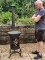 Hellfire BLAZE - Outdoor BBQ Stove / Garden Patio Heater (Cast Iron / Steel Combo)
