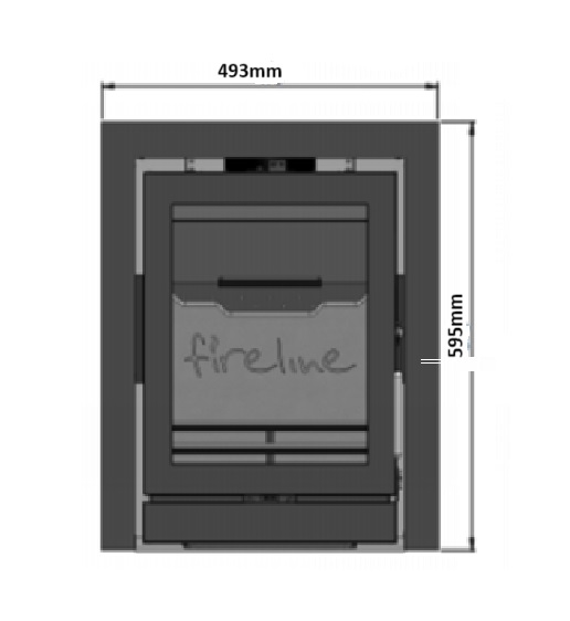 4 sided Standard Trim to fit Fireline FPi5W and Ecostar 5 Wide Inset ...