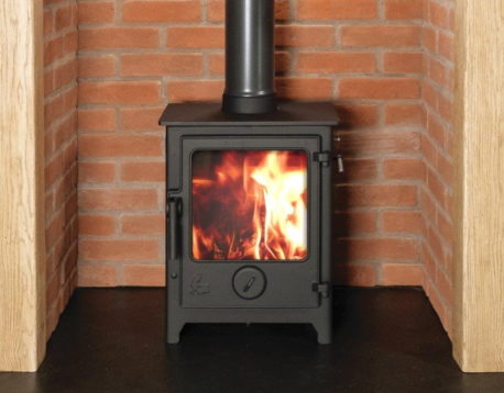 Dean Forge Dartmoor 5 Eco Design 2022 MULTI FUEL Stove, 5kw - Eco 2022 - Black Handle