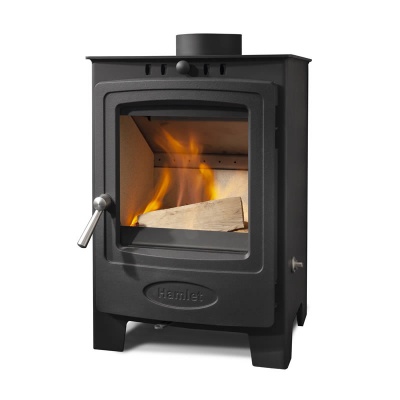 Hamlet Solution 5 COMPACT Eco 2022 Wood Burning and Multi Fuel Stove - 5kw