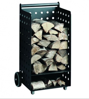 Hwam Firewood / Log Trolley - black