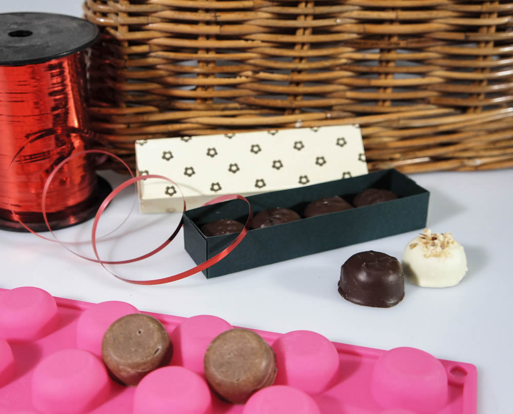 24 cell Ganache Centres Silicone Mould for making Artisan Hand Dipped Chocolates / Wax Melts