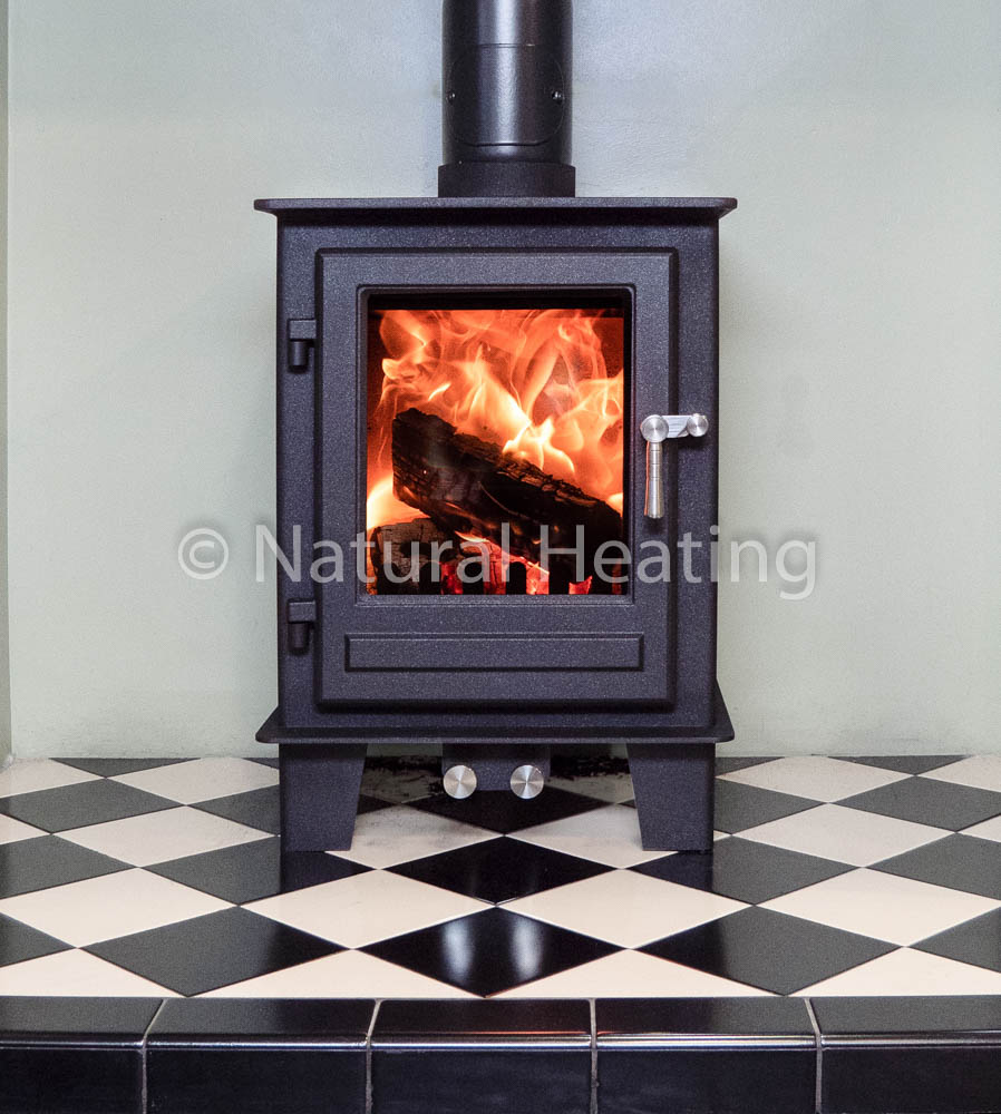 Clock Blithfield Compact 5kw Wood Burning & Multi Fuel Stove