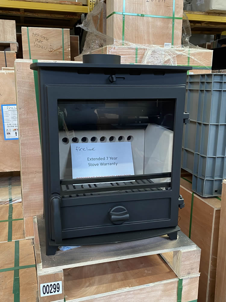 Fireline Fp8 Square Door 8kw Multi Fuel Stove Eco 2022 Sale Square Style Door Naturalheating Co Uk