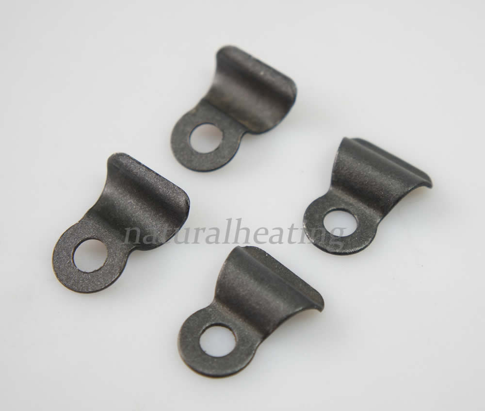 S4U® 4 x Stove Glass Clips Wood Burner Multi Fuel Stoves Spare Parts Fits Most Models 