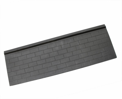 LARGE Modifiable Cast Iron Stove Lining Panel - 600 x 200mm approx (suits Warm King, King Fire, Best Fire)