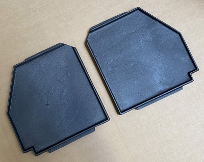 Replacement Cast Iron Side Panels in PAIRS for Classic Arch / Aldeburgh / Evergreen ST2800G-11