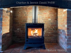 Charlton and Jenrick PureVision CLASSIC 5 Wide - 5kw Multifuel Stove