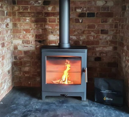 Heta Ambition 5 Wood Burning Stove - GREY