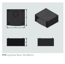 Low Log Store (Black) for PUREVISION PV5 Stove