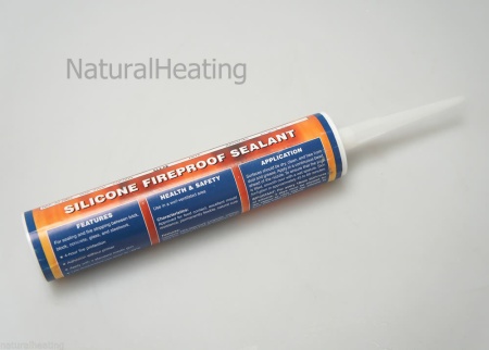 CLEAR - ENVIROGRAF Silicone Fireproof Sealant: Temperature Range -40deg C to +1200deg C